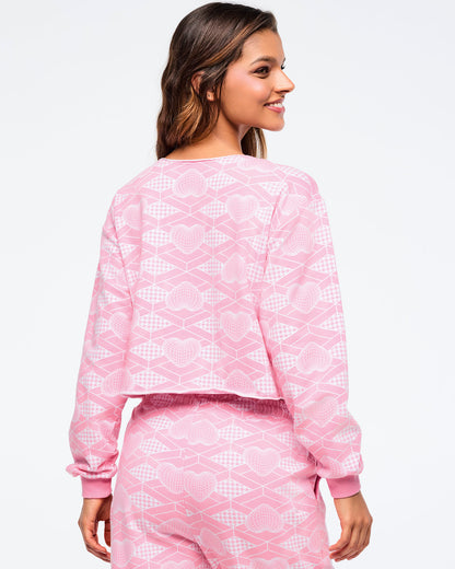 Zumba Amour Cropped Sweatshirt