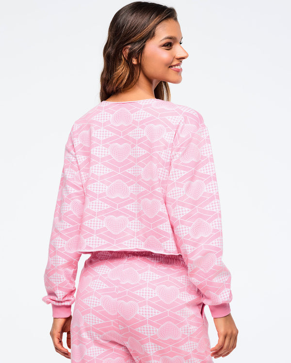 Zumba Amour Cropped Sweatshirt