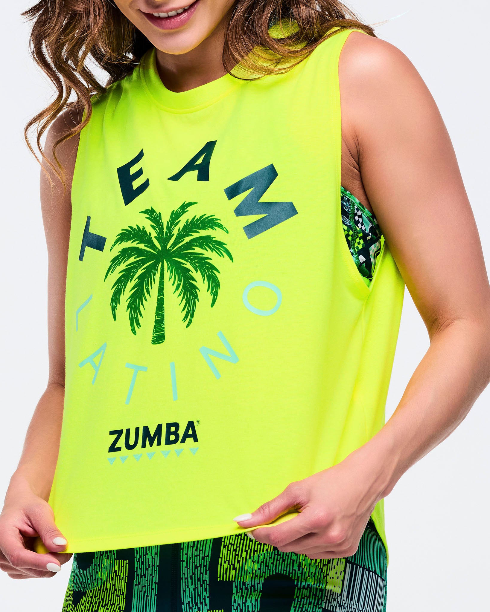 ZUMBA 幾何学模様 タンクトップ＆スカートセット　L＆M 正規品 Latin Movement Loose Muscle Tank – Zumba Wear | STRONG iD