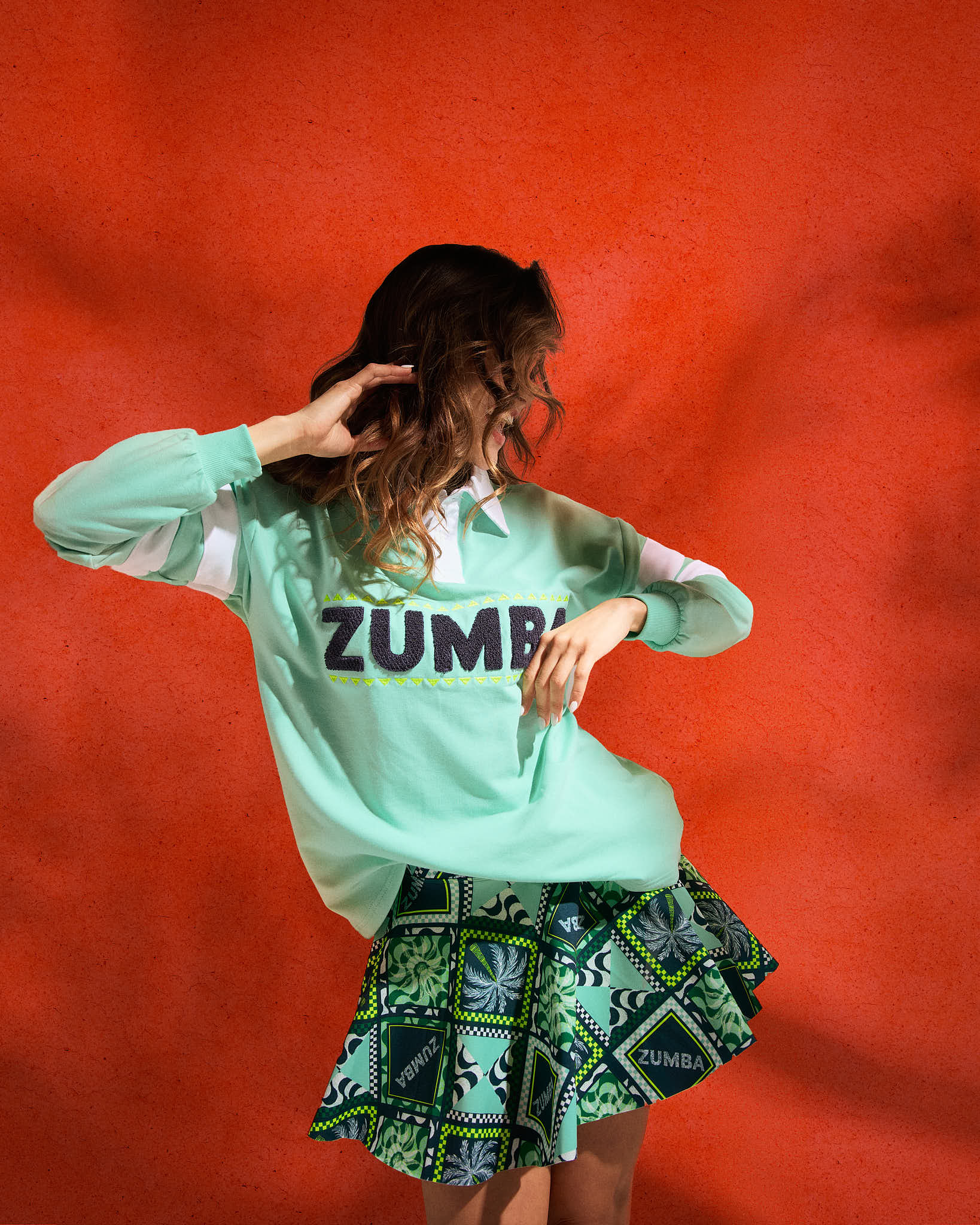 Latin Movement Long Sleeve Polo – Zumba Wear | STRONG iD