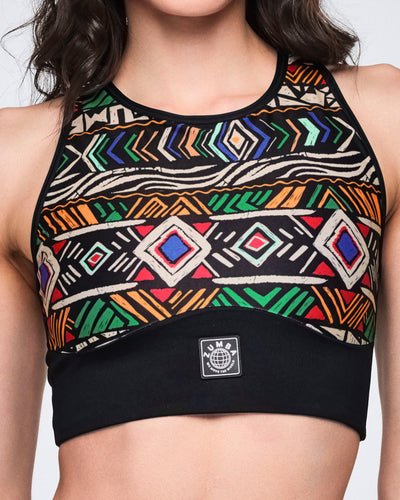 Wildbeat Longline Scoop Neck Racerback Bra