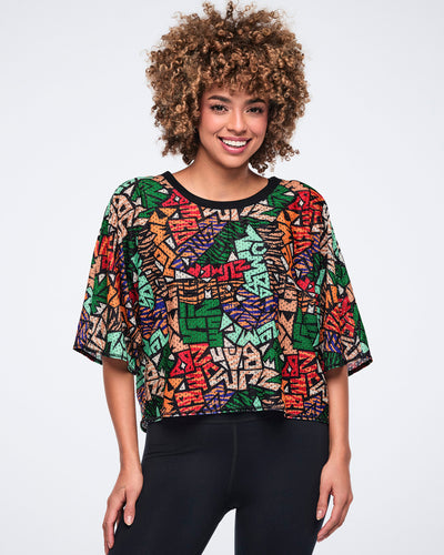 Wildbeat Boxy Dolman Crop Top