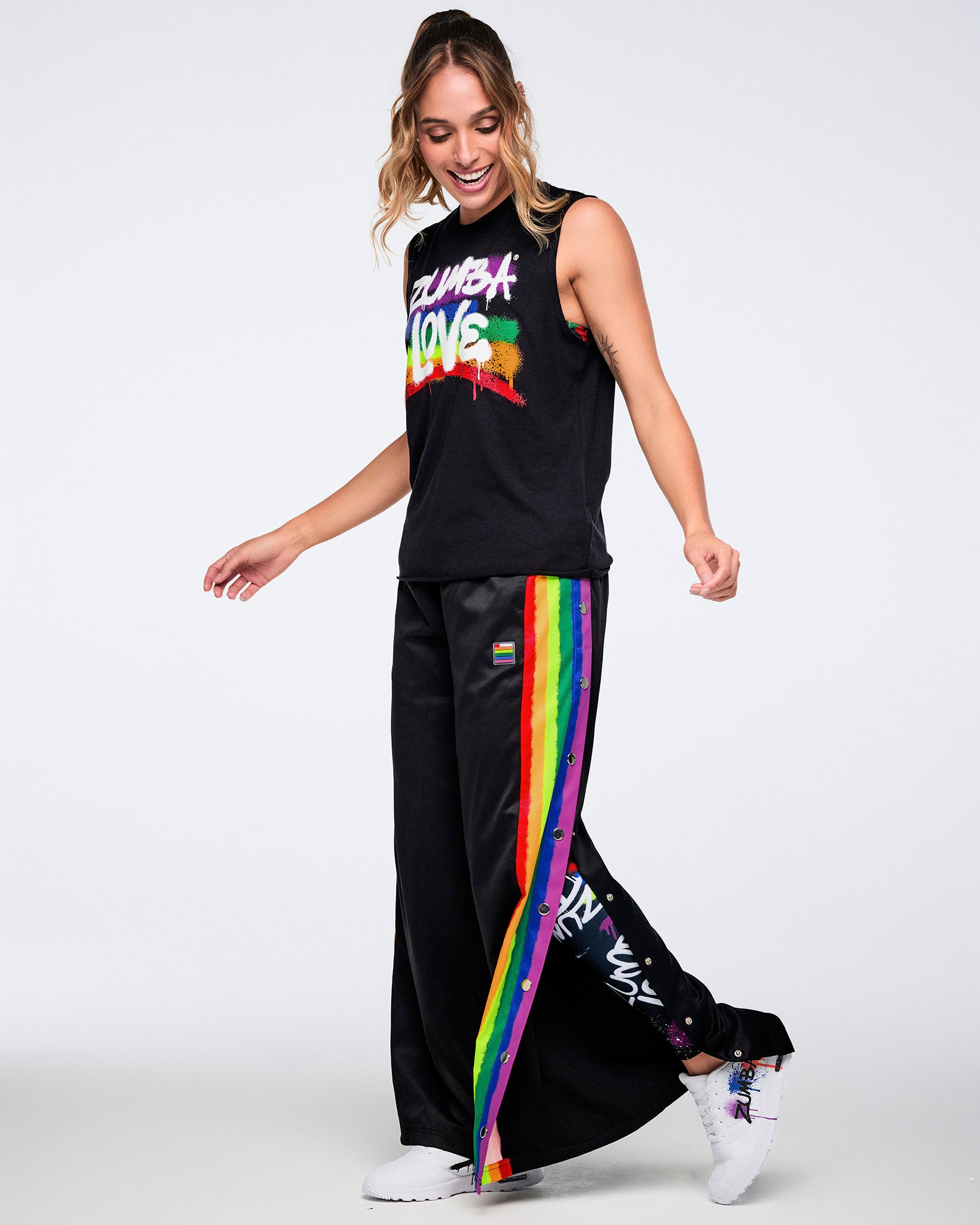 Pride Crew Neck Muscle Tank – Zumba Wear | STRONG iD