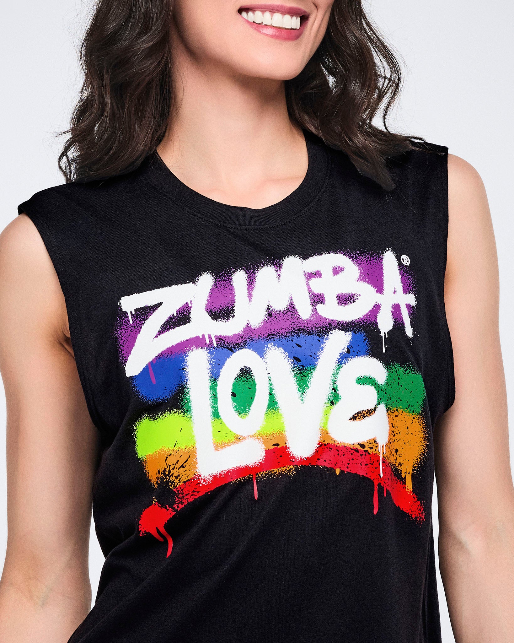 Pride Crew Neck Muscle Tank – Zumba Wear | STRONG iD