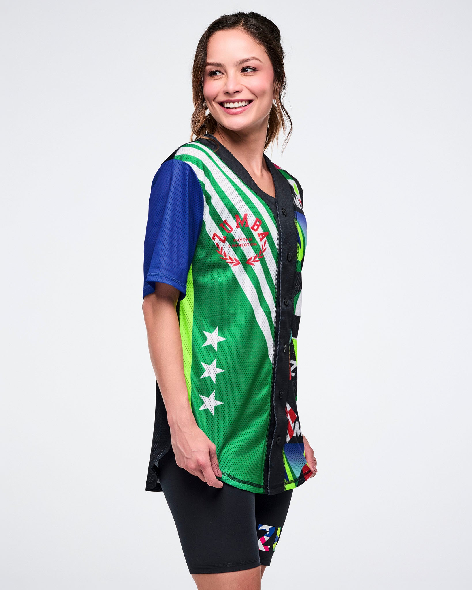 Worldwide Baseball Button Up Jersey – Zumba Wear | STRONG iD