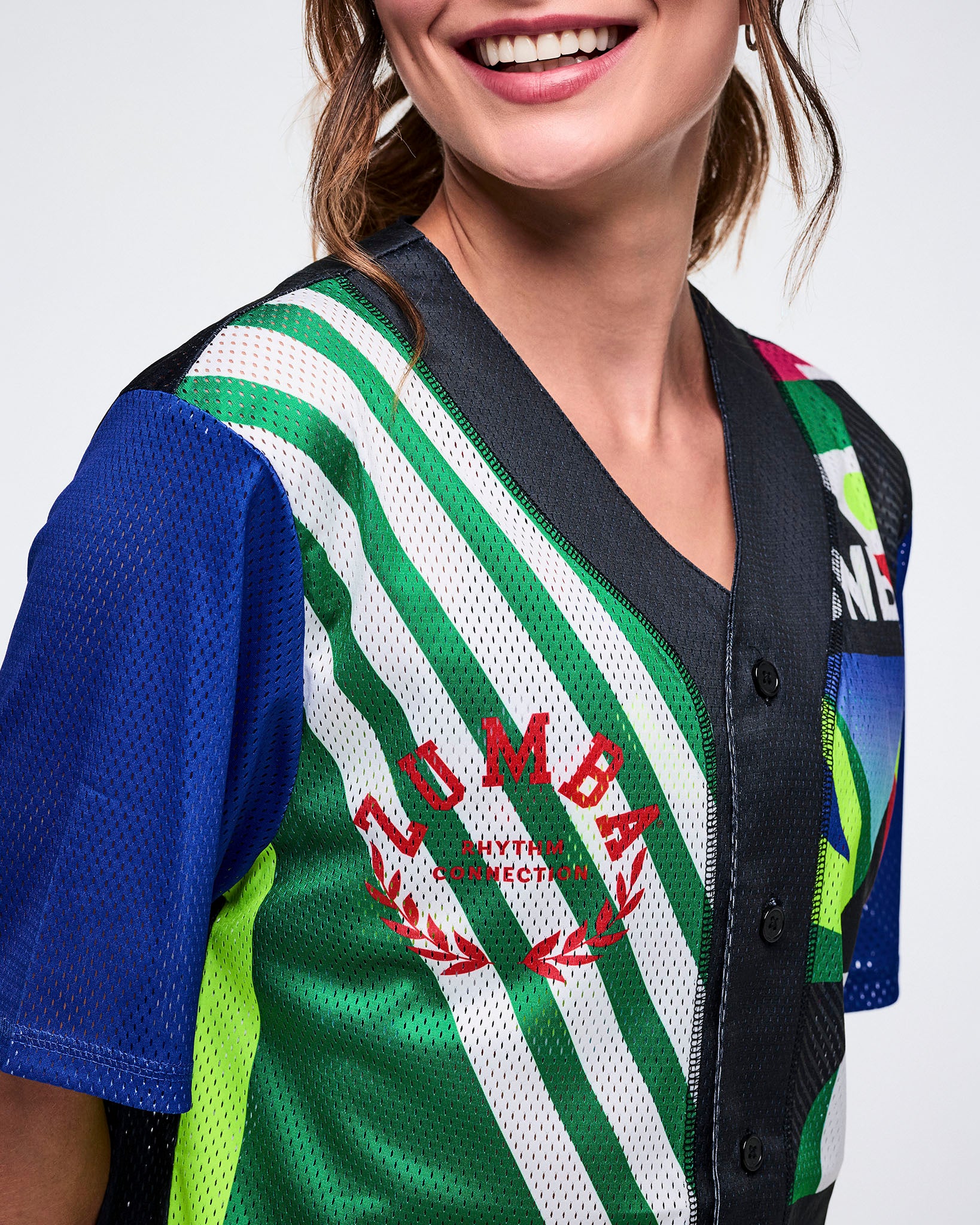 Worldwide Baseball Button Up Jersey – Zumba Wear | STRONG iD