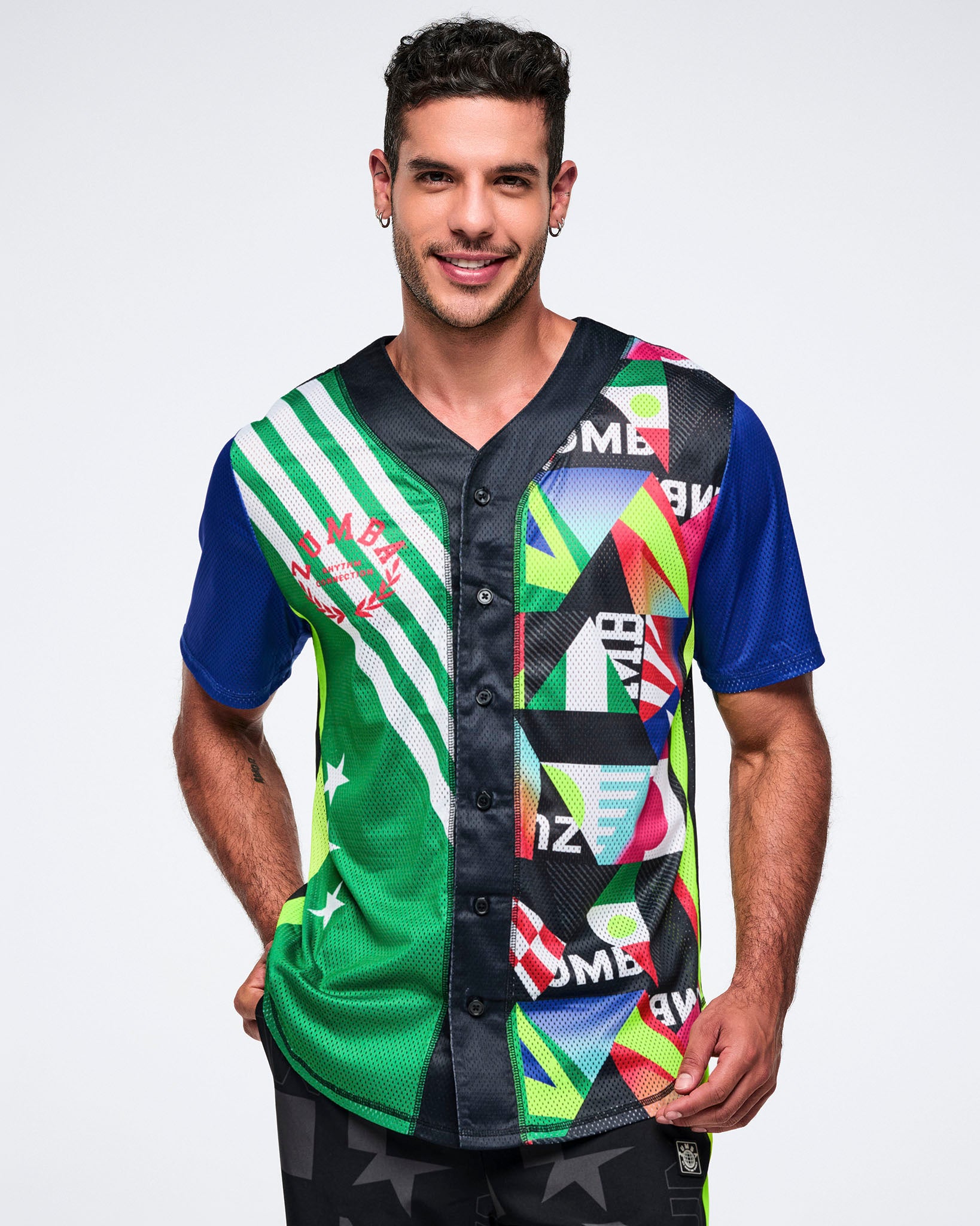 Worldwide Baseball Button Up Jersey – Zumba Wear | STRONG iD