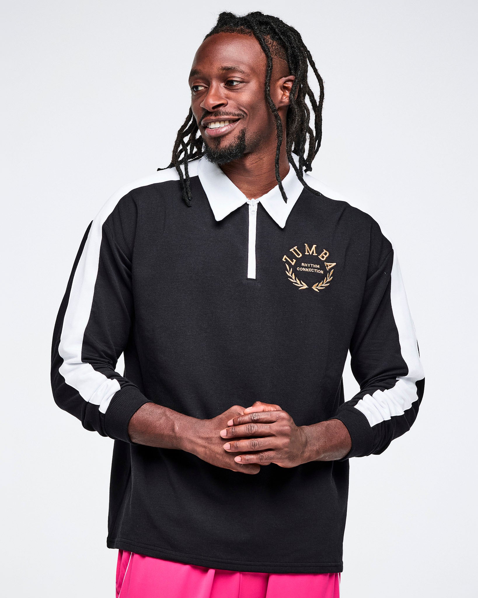Worldwide Long Sleeve Zip Polo – Zumba Wear | STRONG iD