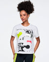 Zumba 25 High Low Crew Neck Top