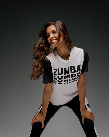 Zumba Basic Crew Neck Muscle Tank - White