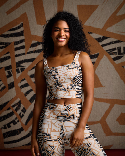 Wildbeat Z-Lift Crop Tank With Shelf Bra