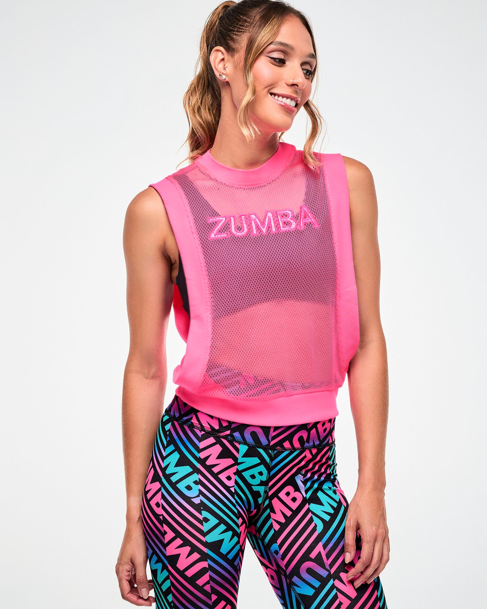 Electric Feel Mesh Tank – Zumba Wear | STRONG iD