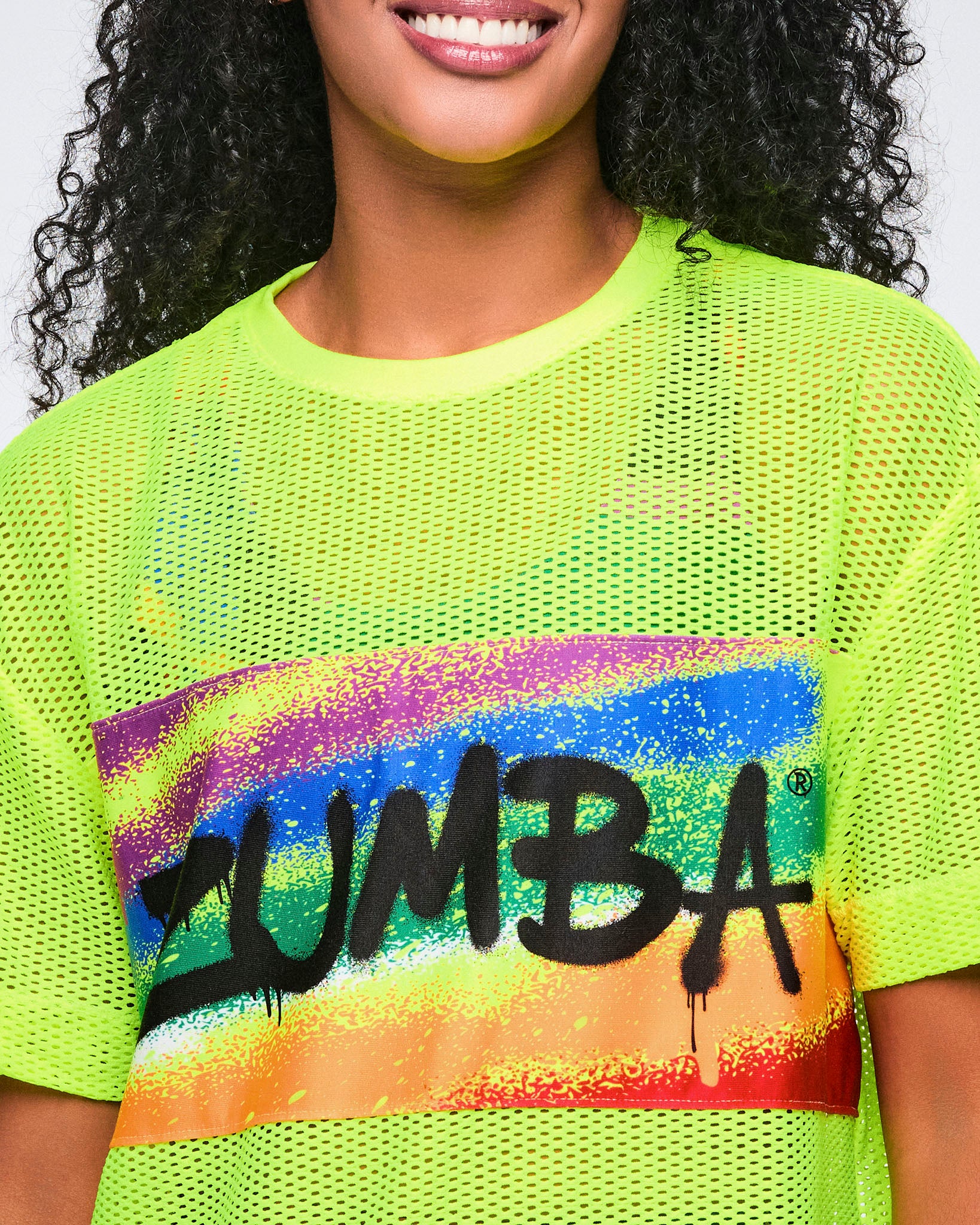Pride Boxy Mesh Top – Zumba Wear | STRONG iD