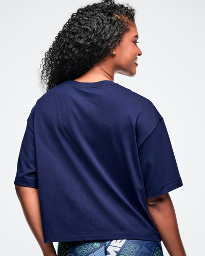 Jean Jamz Oversized Boxy Crop Top