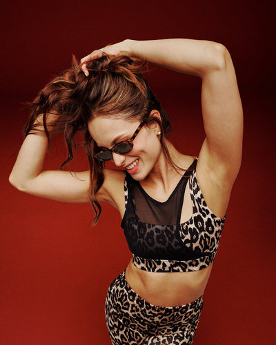 Rock 'n' Roll Z-Lift Square Neck Bra With Mesh