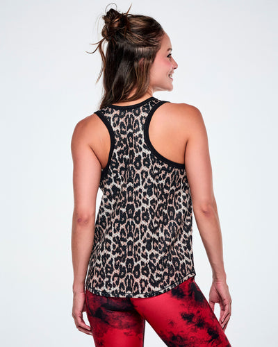 Rock 'n' Roll Basketball Tank With Curved Hem
