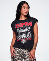 Rock 'n' Roll Extended Shoulder Loose Tank