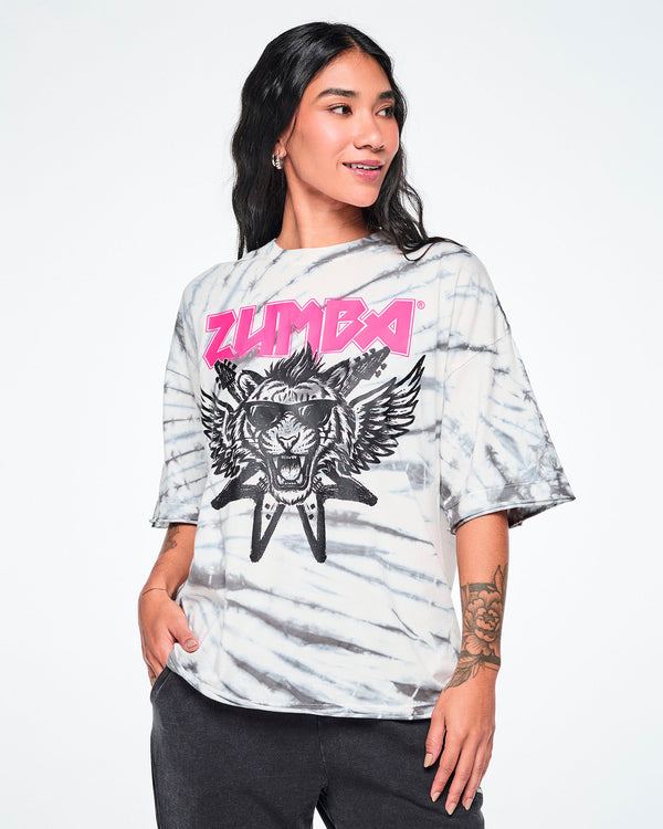 Rock 'n' Roll Oversized Drop Shoulder Tee
