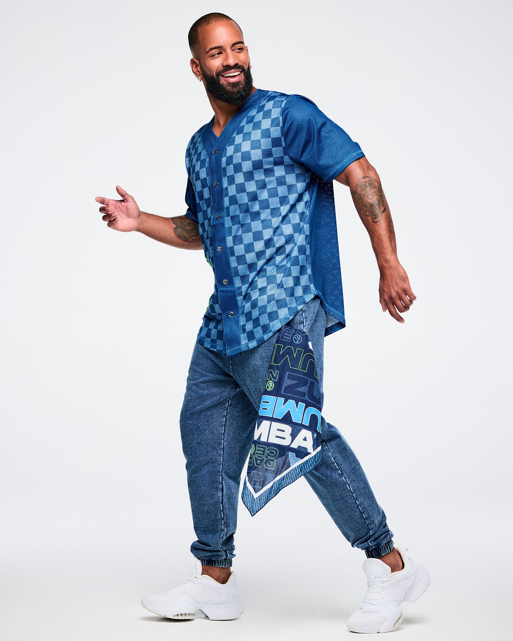 Jean Jamz Button Up Jersey – Zumba Wear | STRONG iD