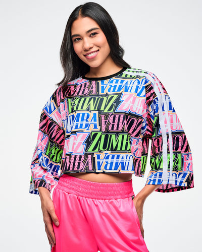 Dale-Z Oversized Boxy Crop Top