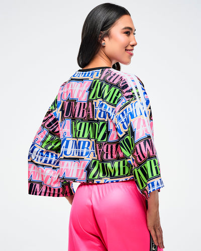 Dale-Z Oversized Boxy Crop Top