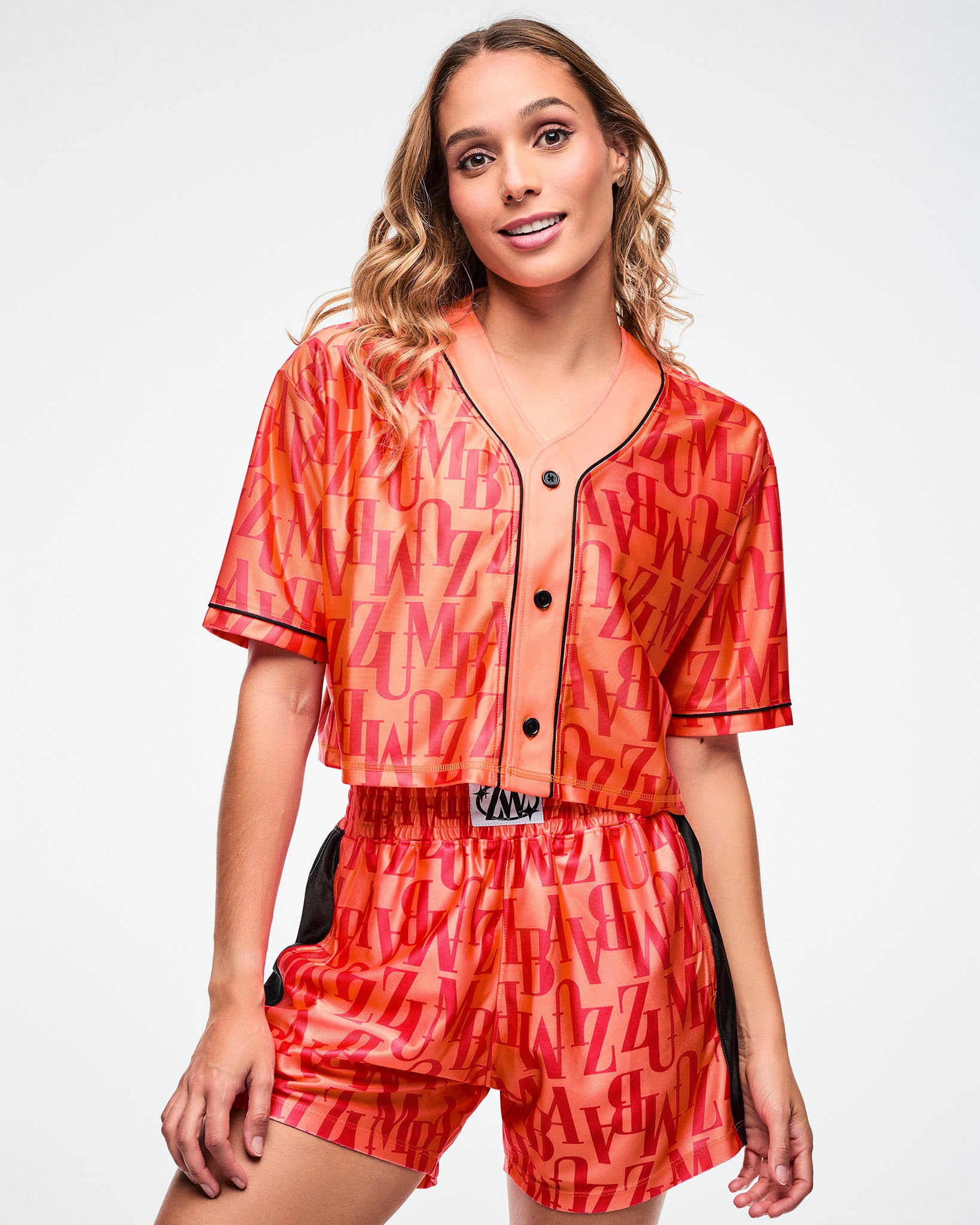 Dale-Z Oversized Crop Baseball Top