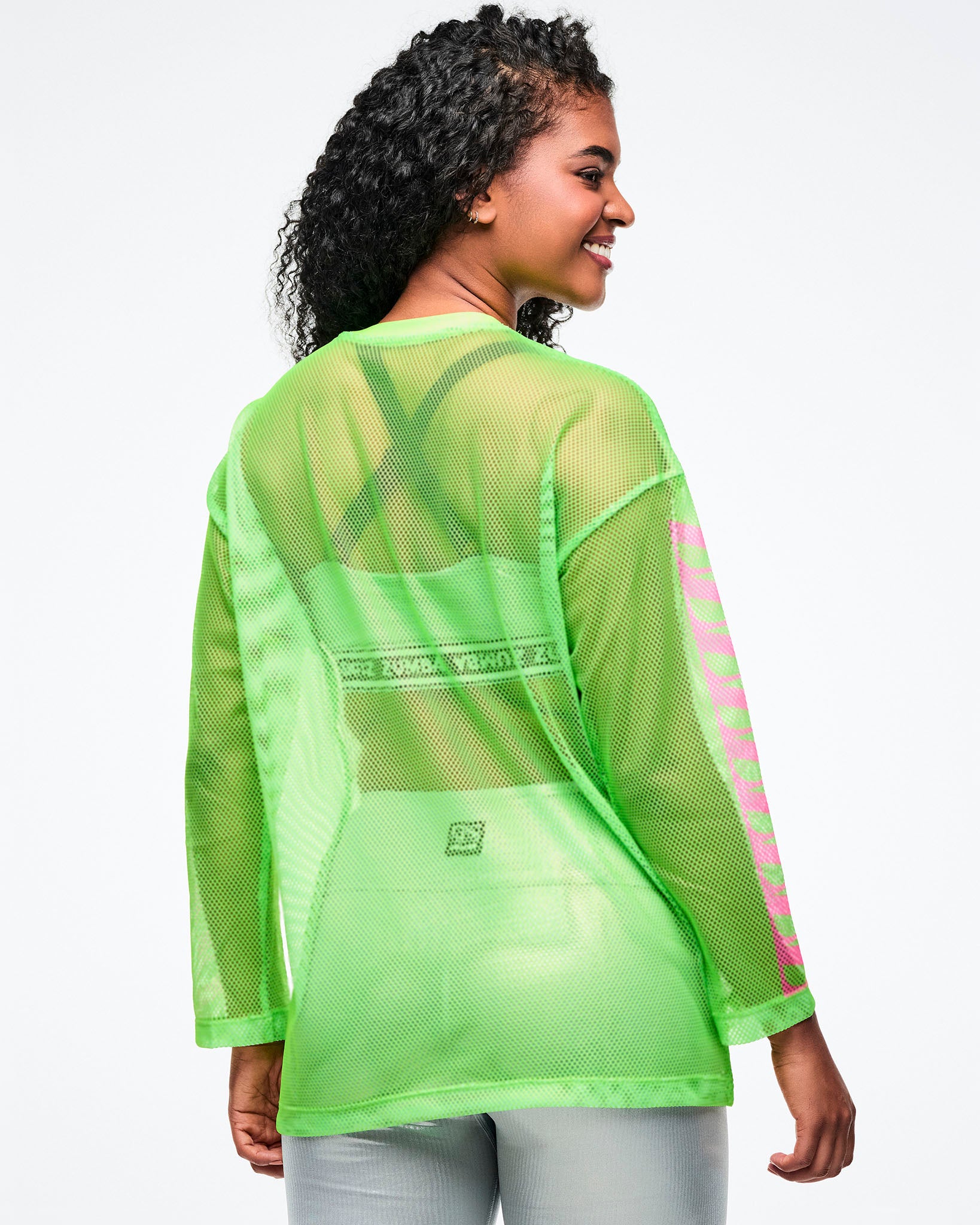 Dale-Z Oversized Mesh Long Sleeve Top – Zumba Wear | STRONG iD