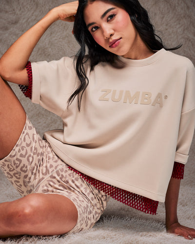 Zumba Modal Drop Shoulder Top