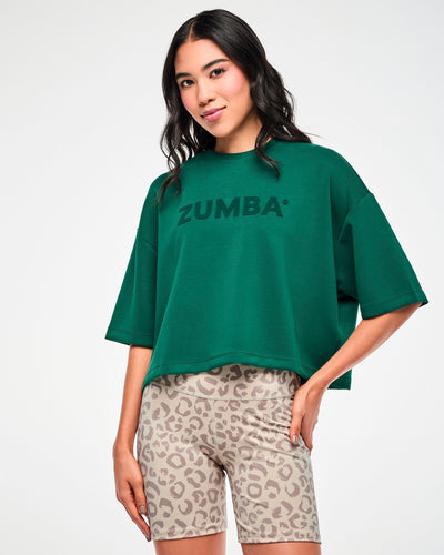 Zumba Modal Drop Shoulder Top