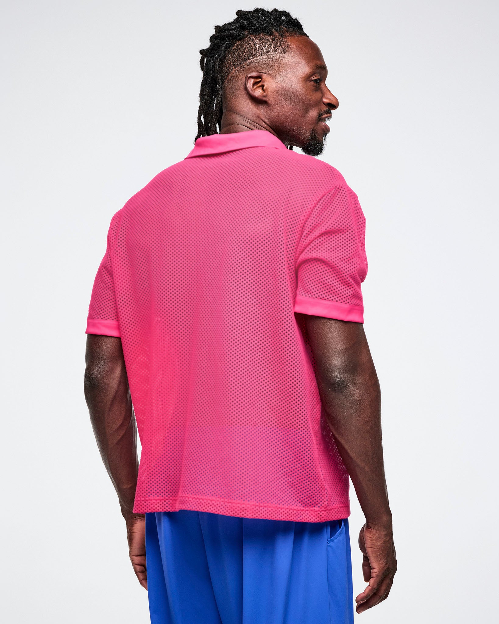 Color Spree Oversized Mesh Polo – Zumba Wear | STRONG iD
