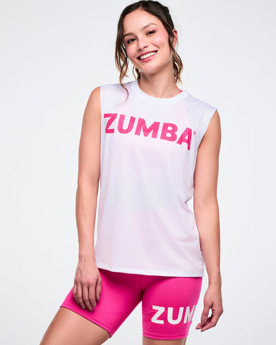 Color Spree Mesh Crew Neck Muscle Tank