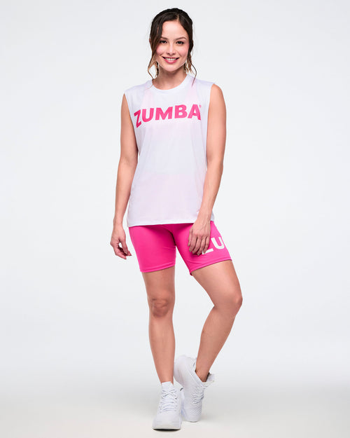 Color Spree Mesh Crew Neck Muscle Tank