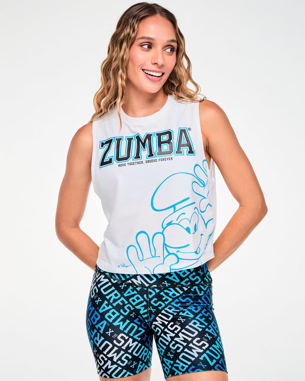 Zumba X The Smurfs Loose Muscle Tank