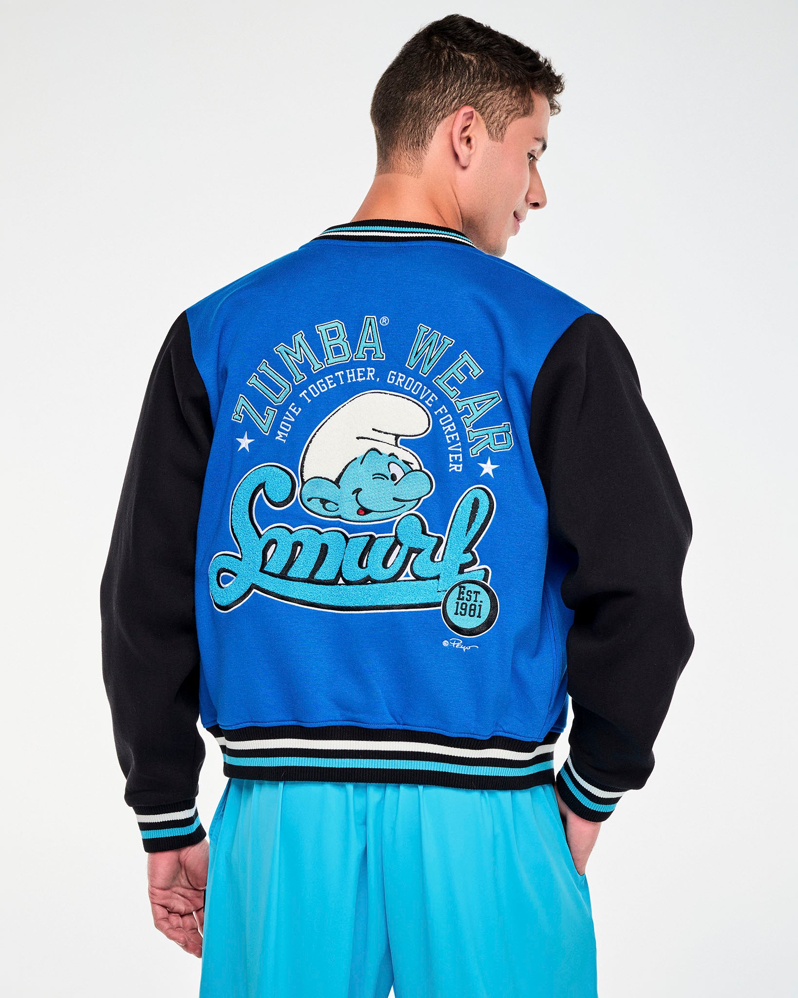 Zumba X The Smurfs Varsity Jacket – Zumba Wear | STRONG iD