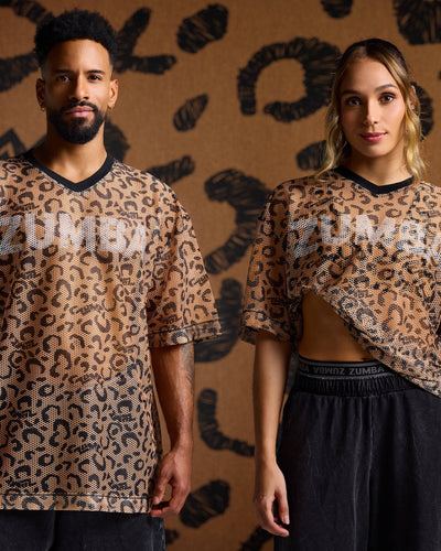 Zumba Wildbeat Oversized Mesh Top