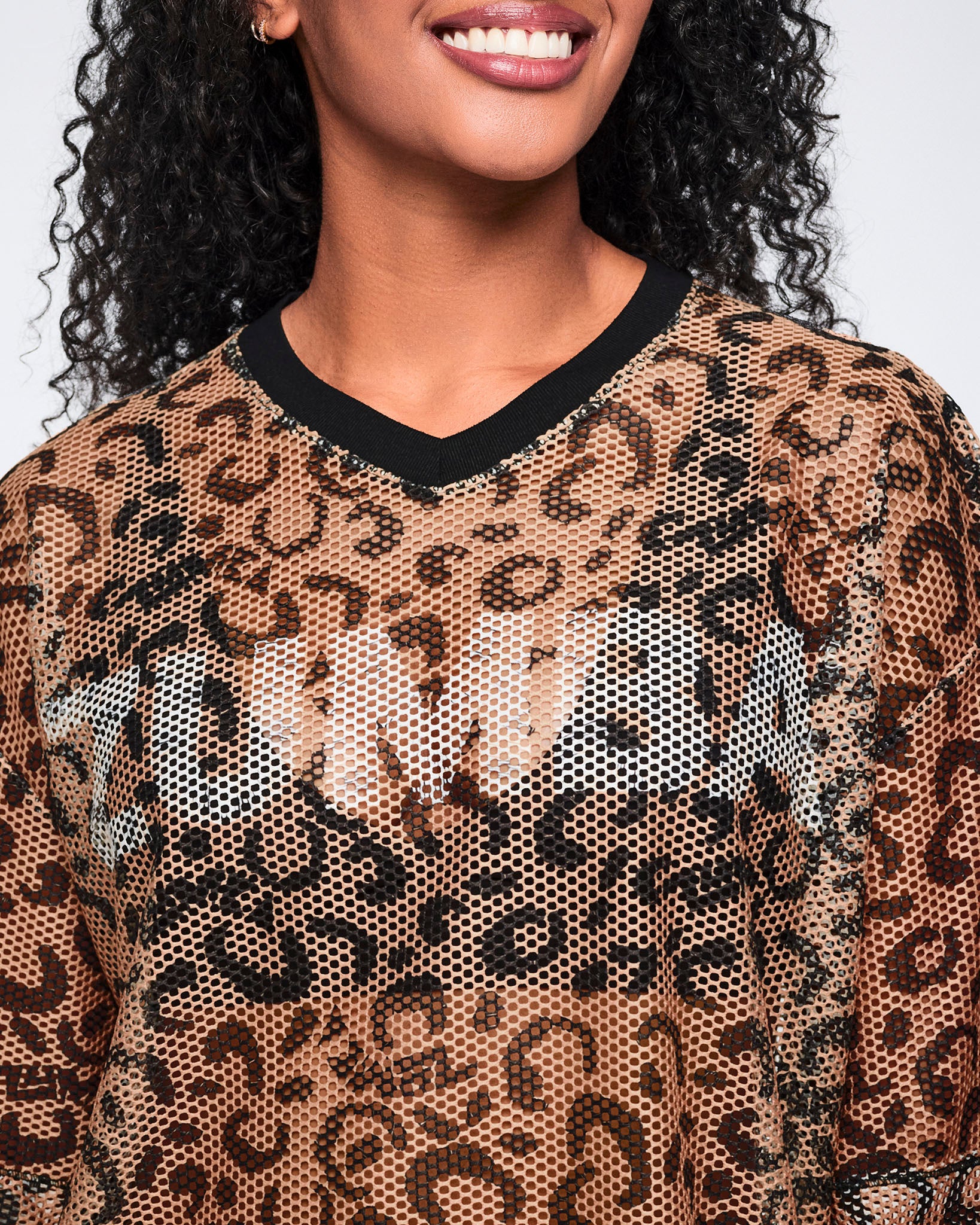ZUMBAメッシュレオパード柄 新品　XS Zumba Wildbeat Oversized Mesh Top – Zumba Wear | STRONG iD