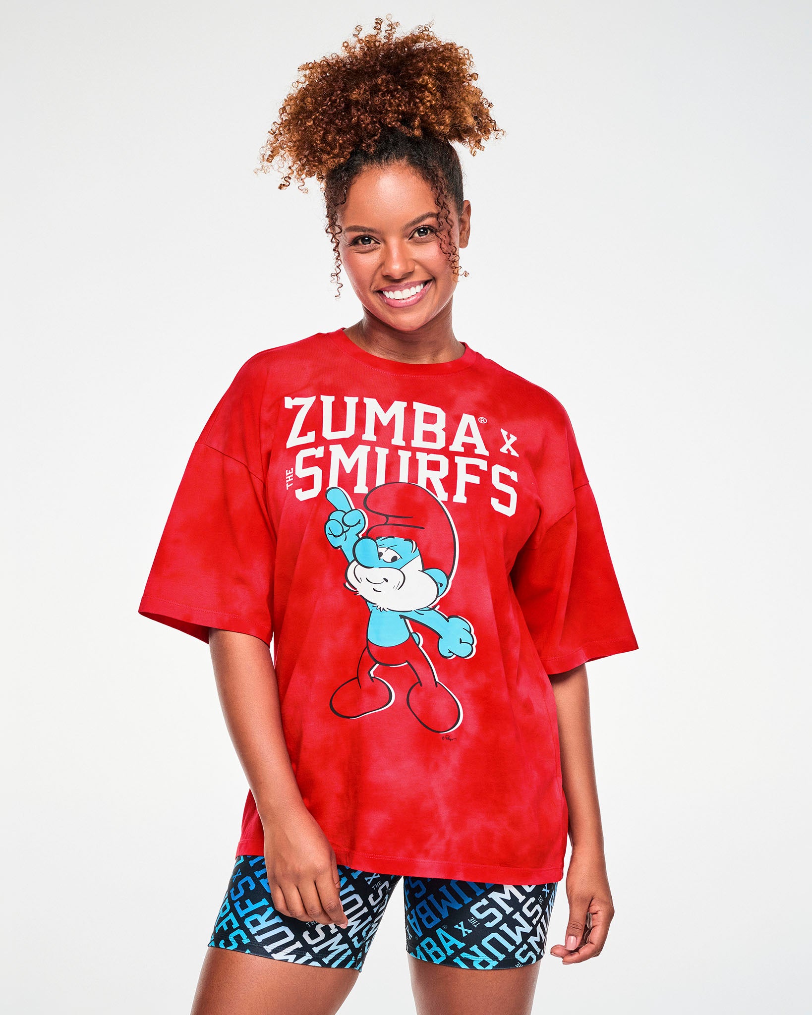 Zumba X The Smurfs Oversized Drop Shoulder Tee – Zumba Wear