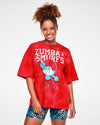 Zumba X The Smurfs Oversized Drop Shoulder Tee