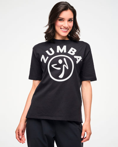 Zumba Basic Boxy Top - Black