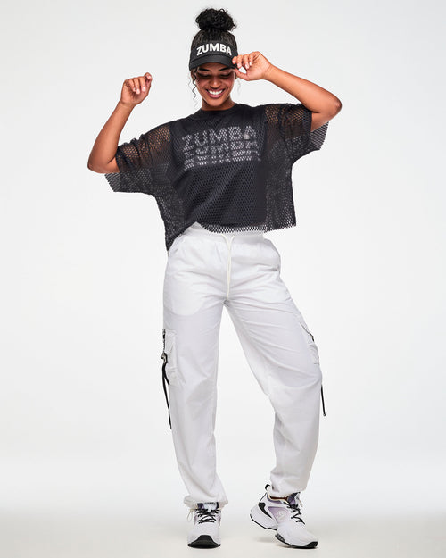 Zumba Basic Mesh Crop Top