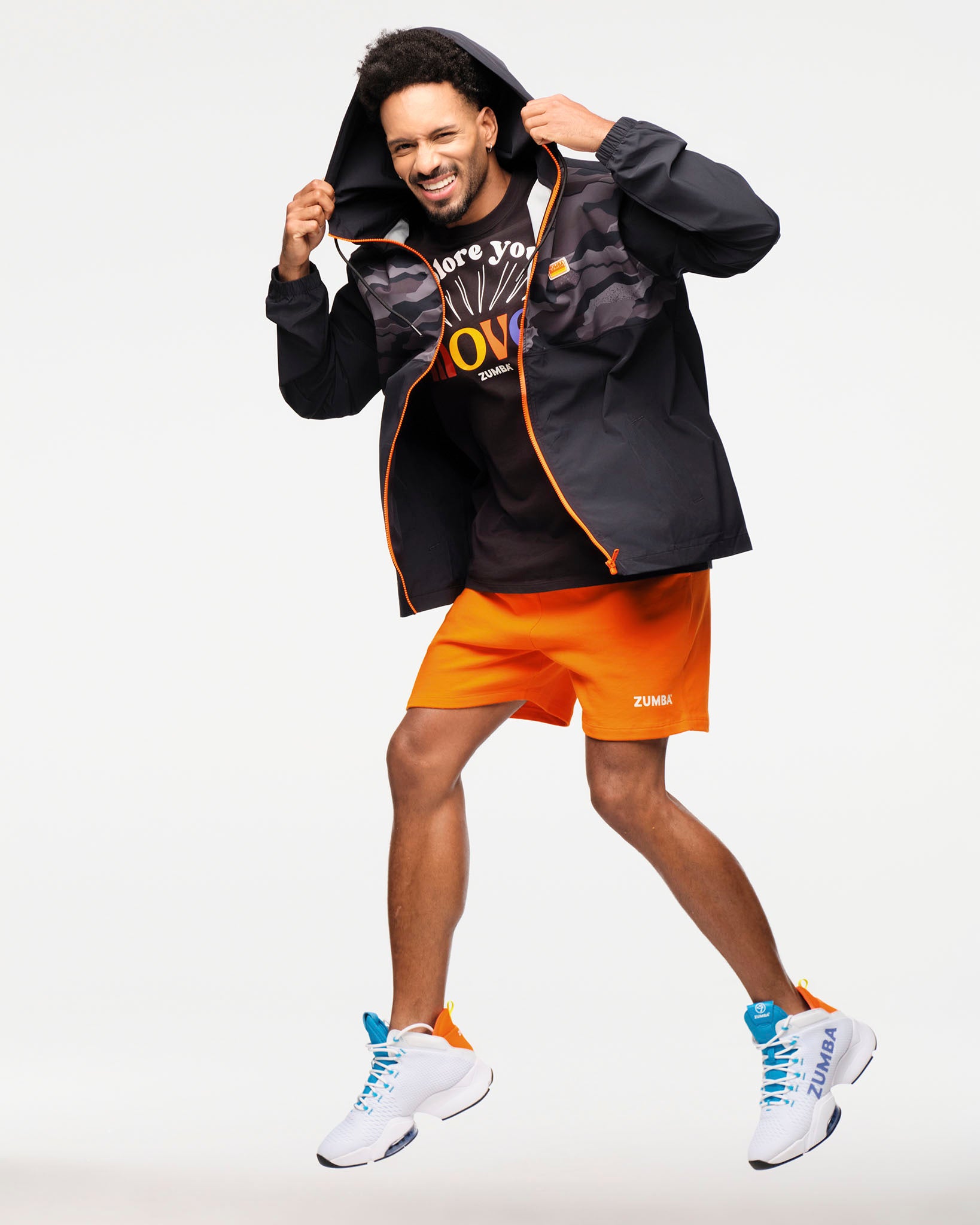 Mens hooded windbreaker jacket outlet