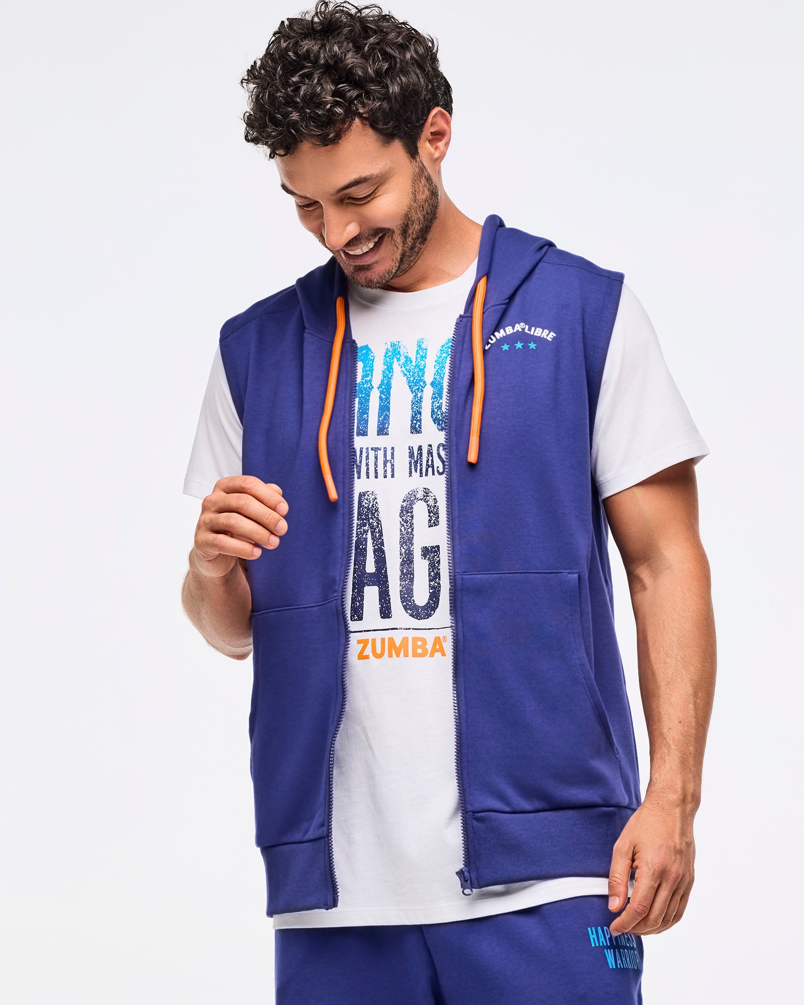 Zumba Libre Men's Sleeveless Zip-Up Hoodie – Zumba Wear | STRONG iD