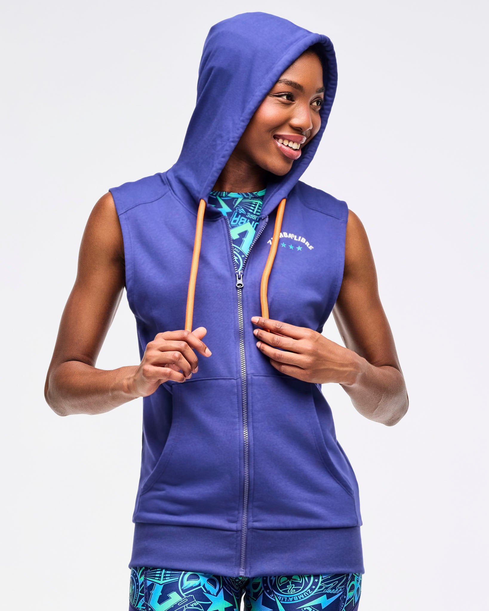 Zumba Libre Men's Sleeveless Zip-Up Hoodie – Zumba Wear | STRONG iD
