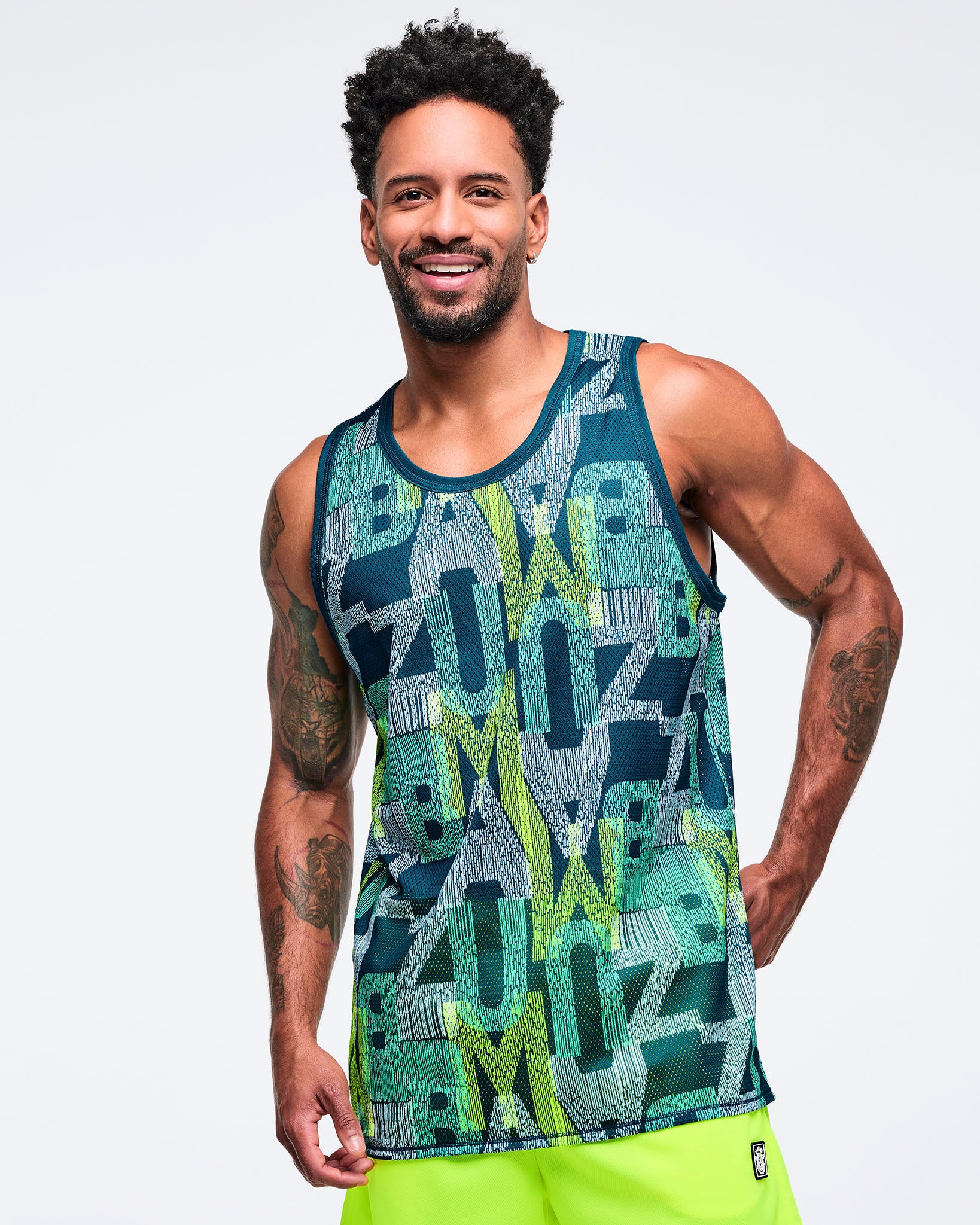Latin Movement Men's Basketball Tank – Zumba Wear | STRONG iD