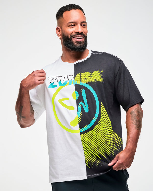 Electric Feel Men's Oversized Crew Neck Tee