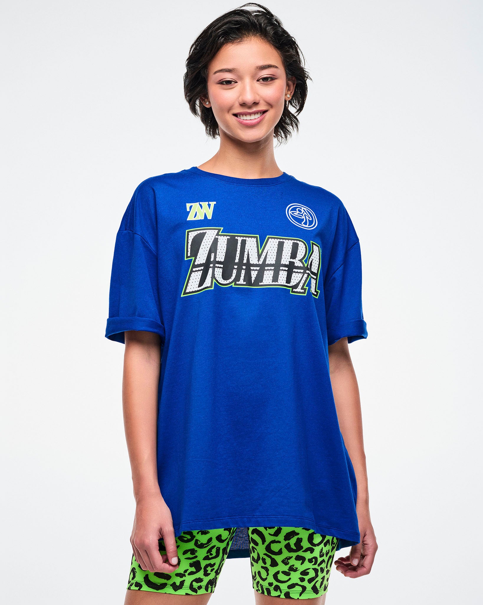 Dale-Z Men's Crew Neck Tee - Blue – Zumba Wear | STRONG iD