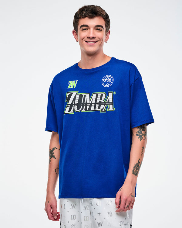 Dale-Z Men's Crew Neck Tee - Blue