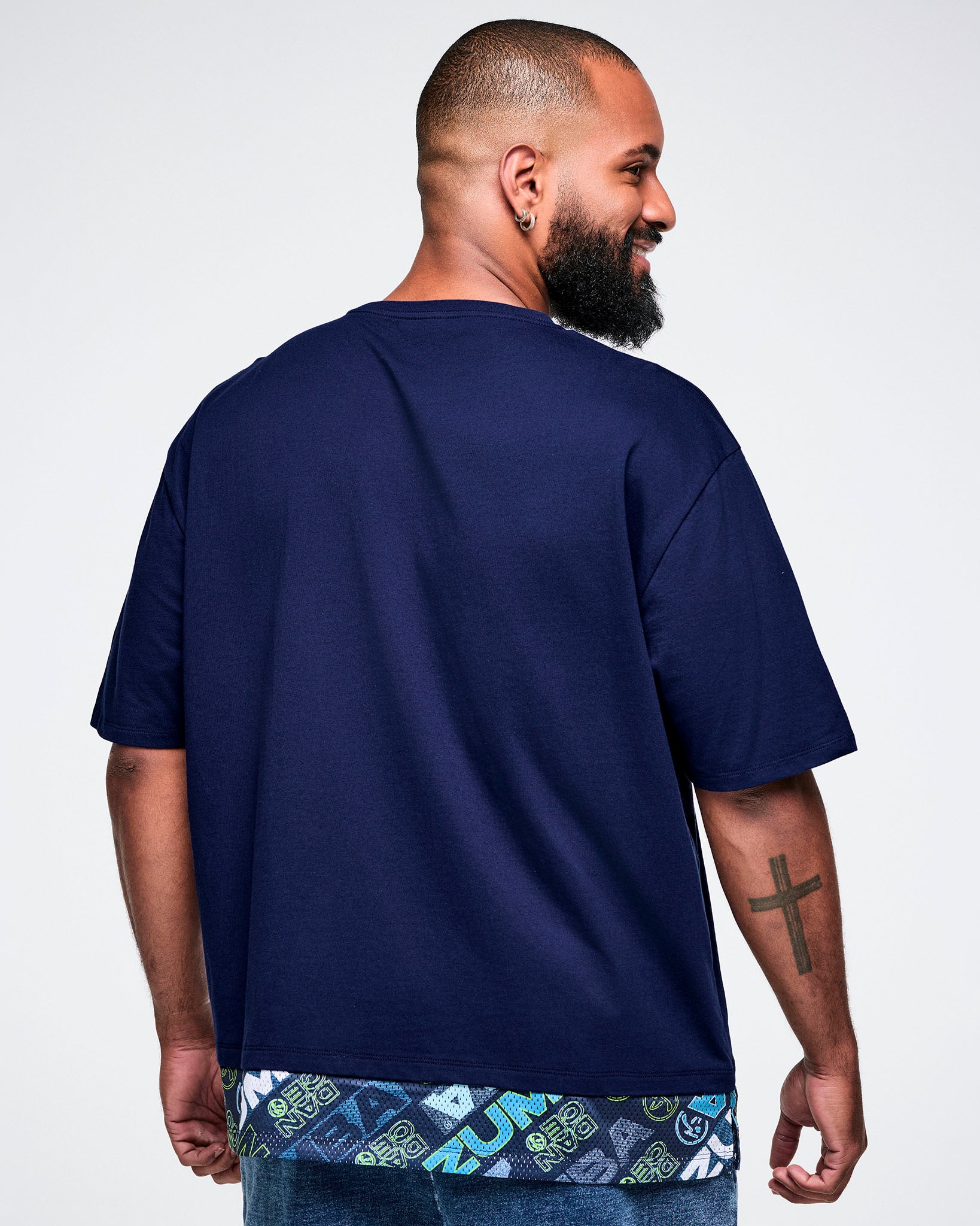 Jean Jamz Men's Double Layer Hem Tee – Zumba Wear | STRONG iD