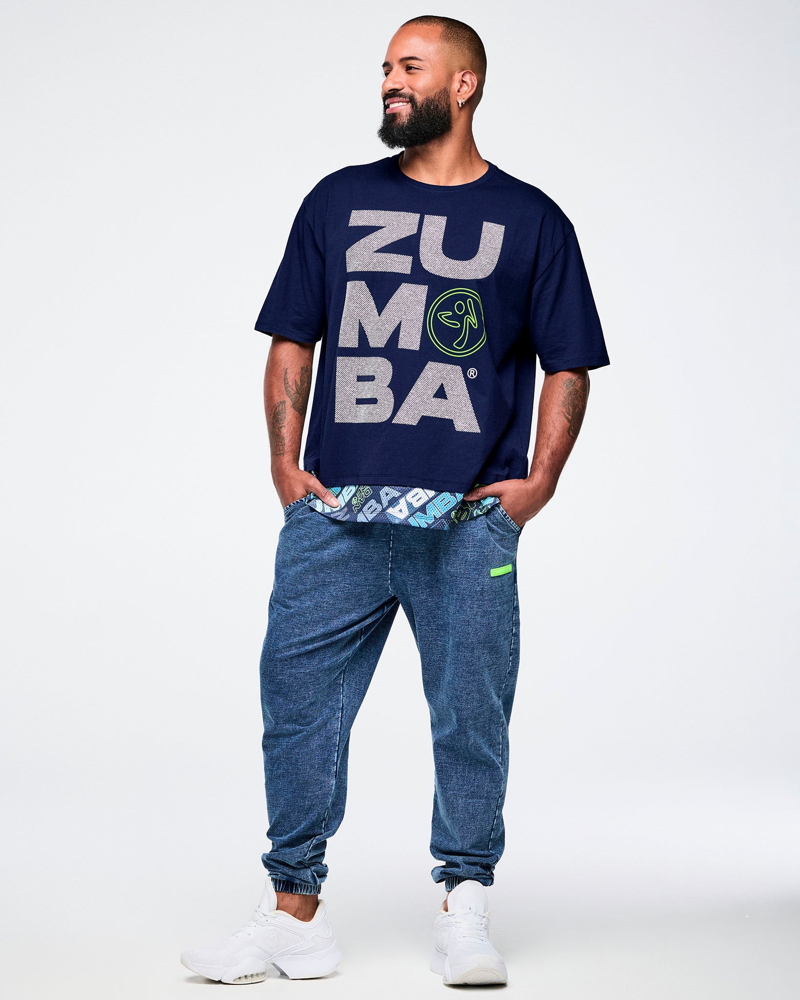Jean Jamz Men's Double Layer Hem Tee – Zumba Wear | STRONG iD