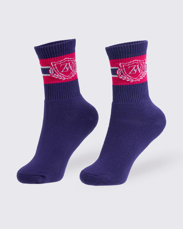 Class of 2001 Plush Half Crew Sock